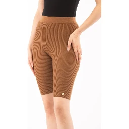 Brown Lyocell Knee Length