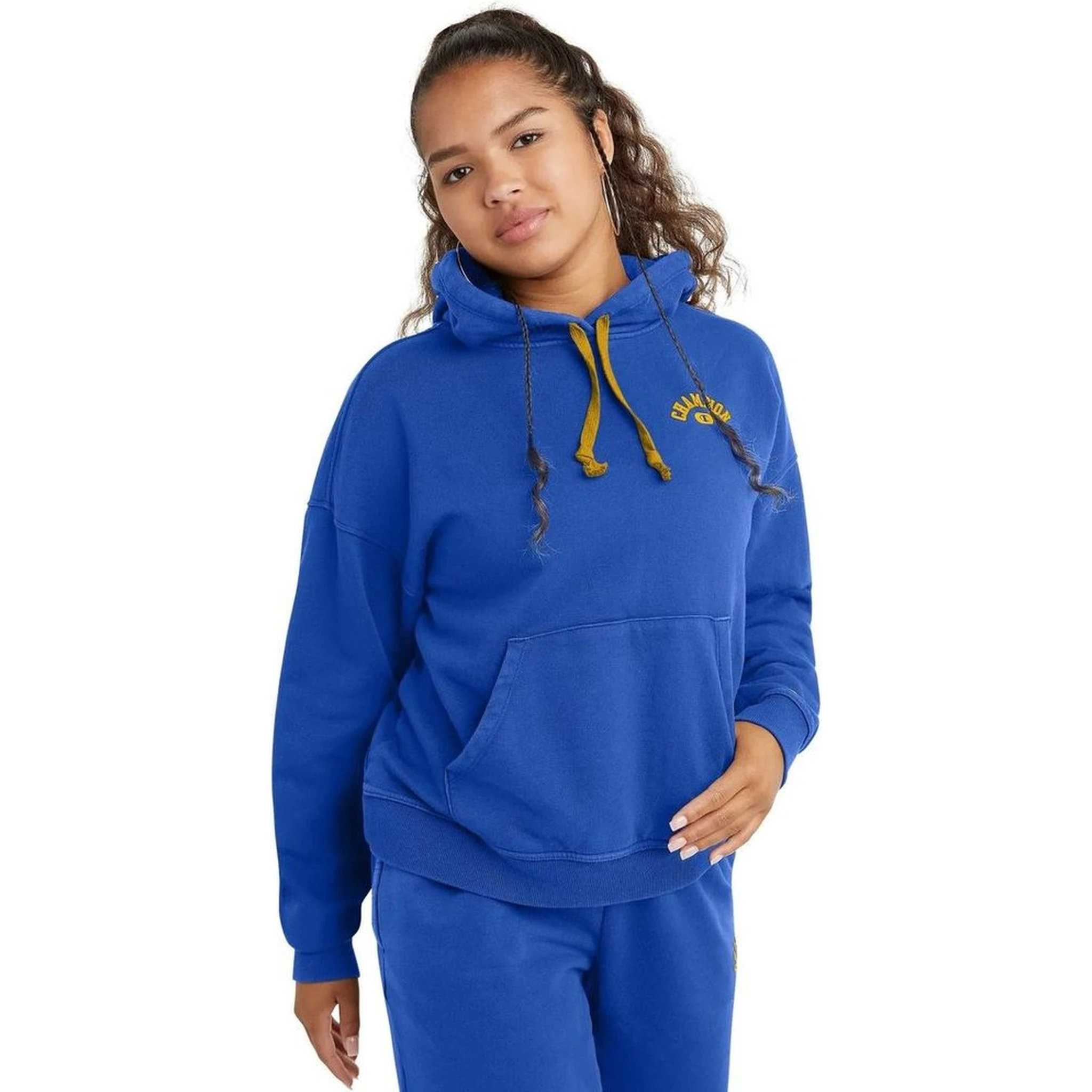 سويت شيرت قطني أزرق