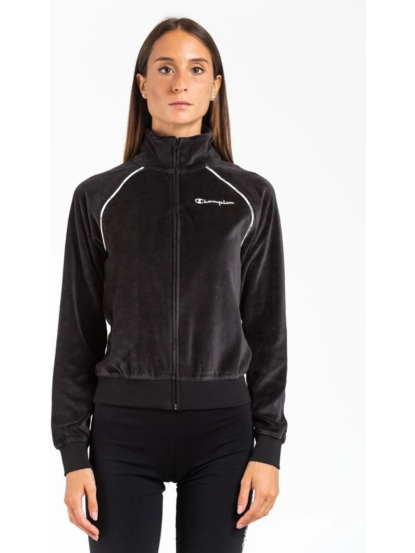 سويت شيرت قطني أسود