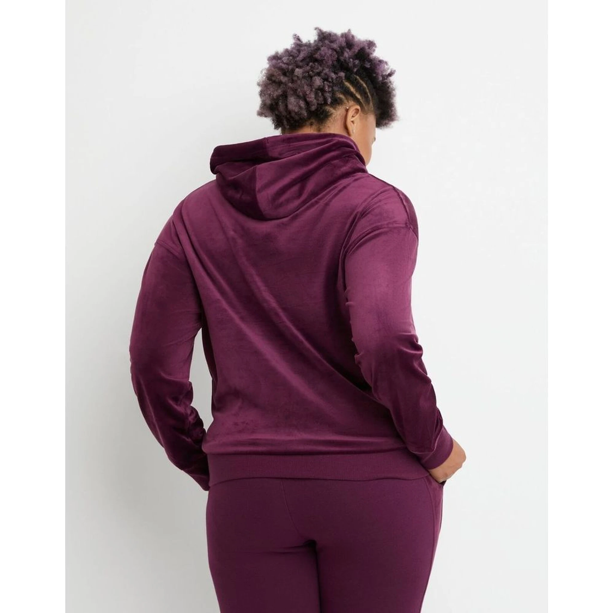 Purple Polyester Sweatshirt
