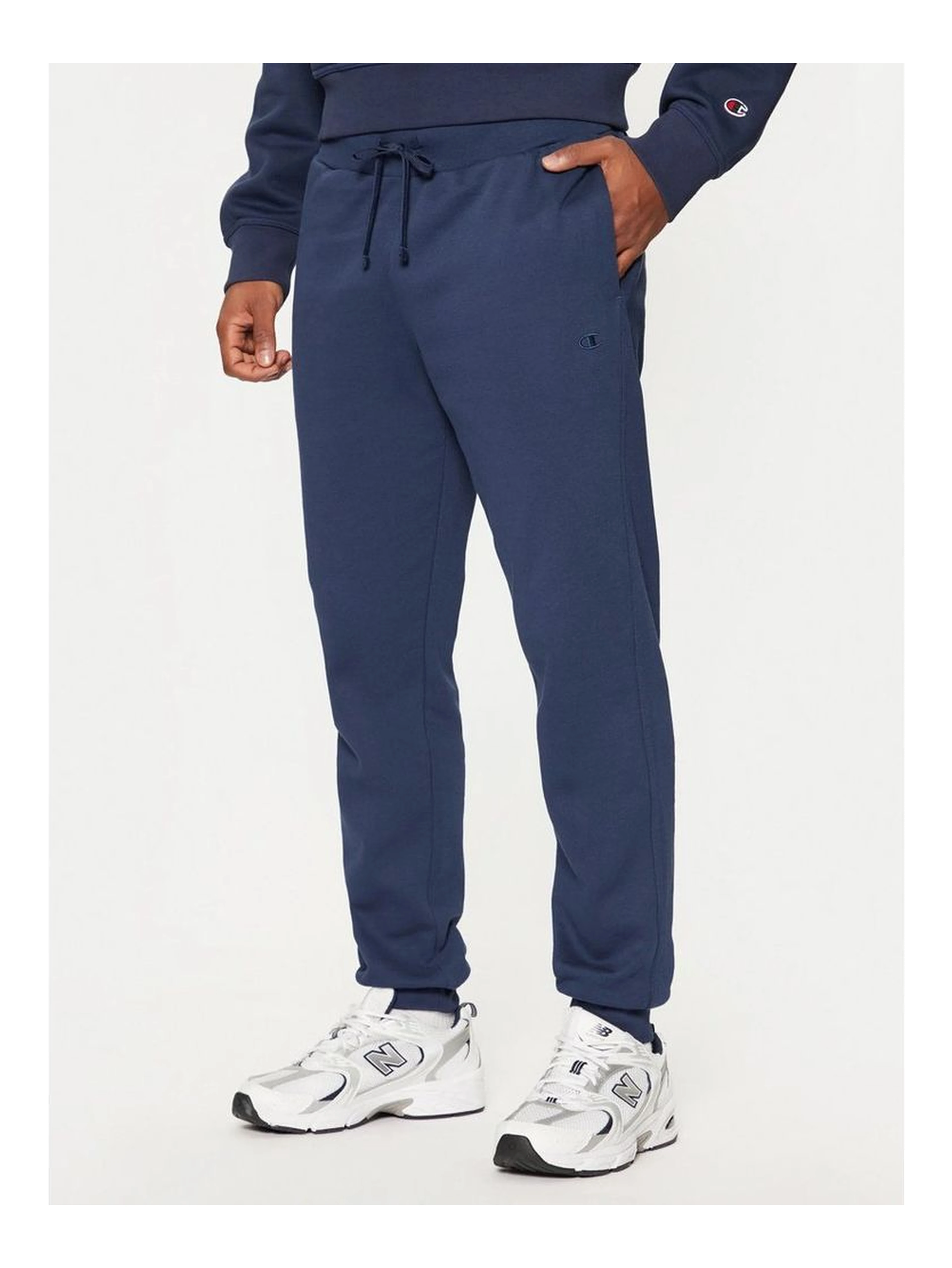 Blue Cotton Joggers (Workout Pants)