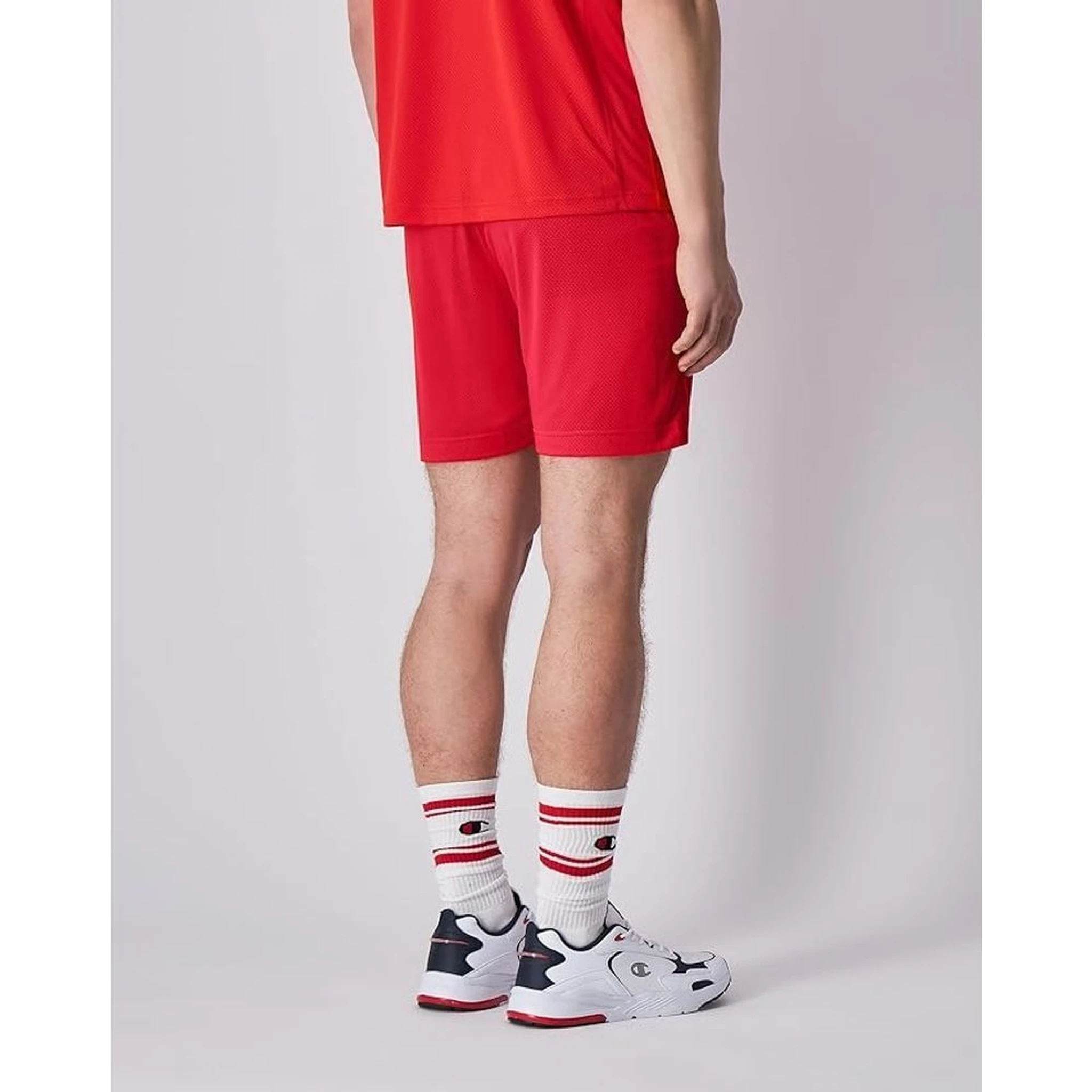 Multicolor Polyester Bermuda Shorts