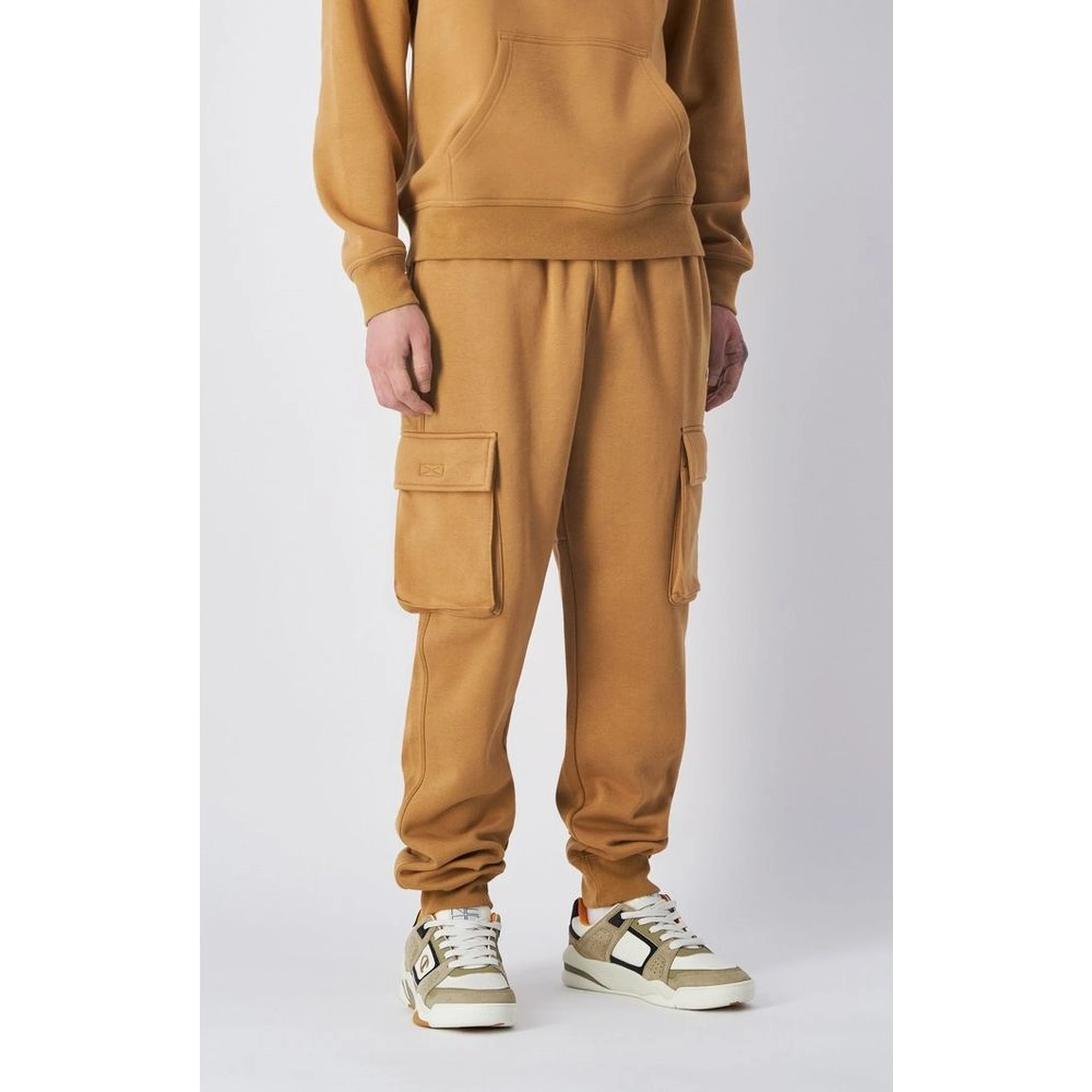 Brown Cotton Joggers (Workout Pants)