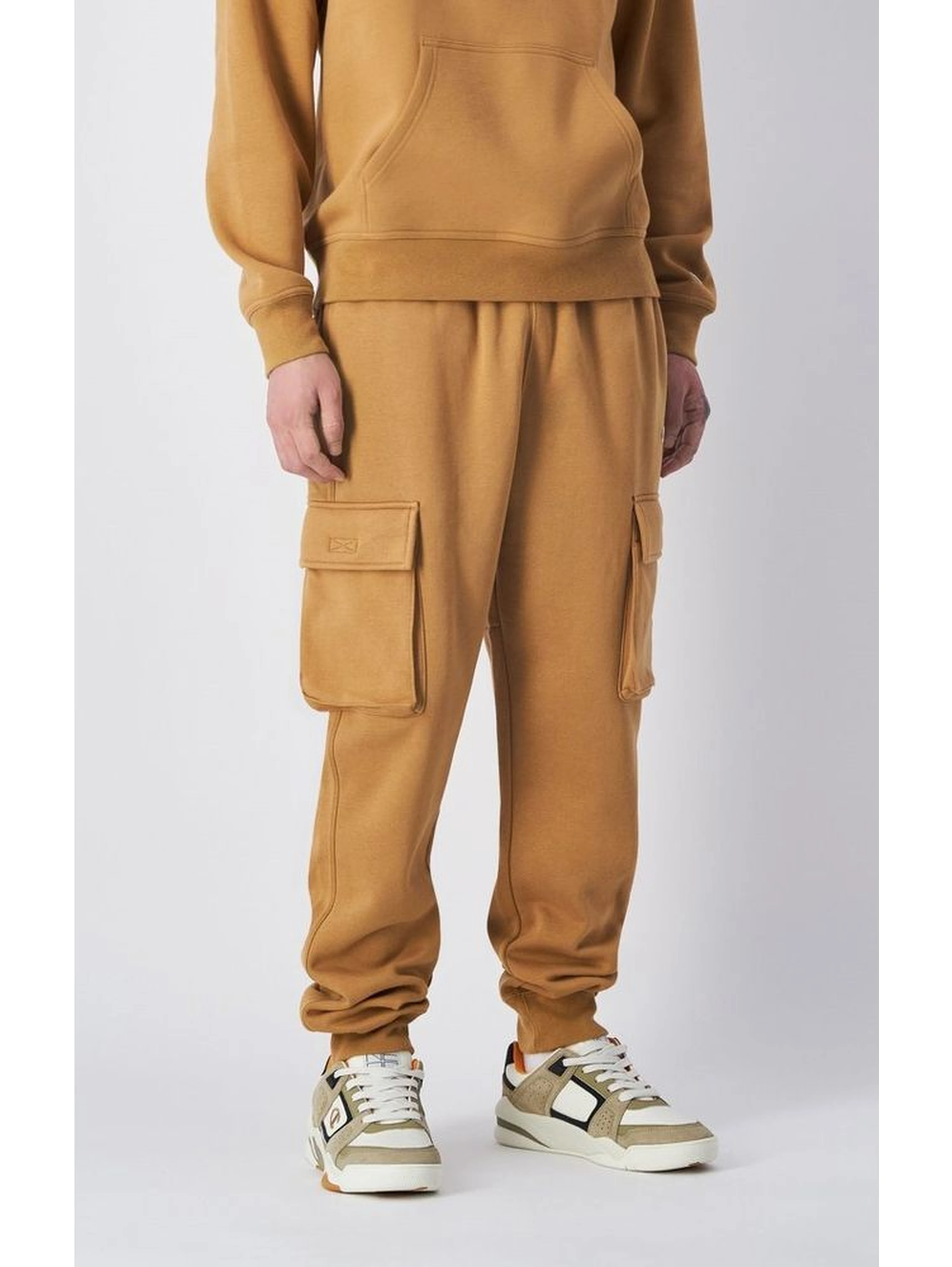 Brown Cotton Joggers (Workout Pants)