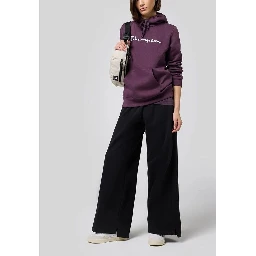 Black Cotton Casual Pants