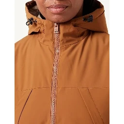Brown Polyamide Shell Jacket