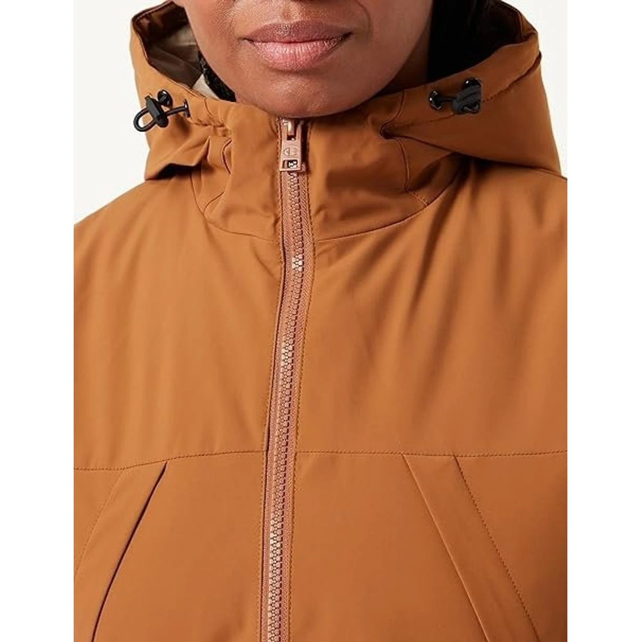 Brown Polyamide Shell Jacket