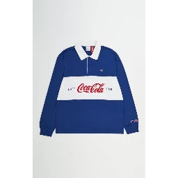 Blue Cotton Polo Shirt