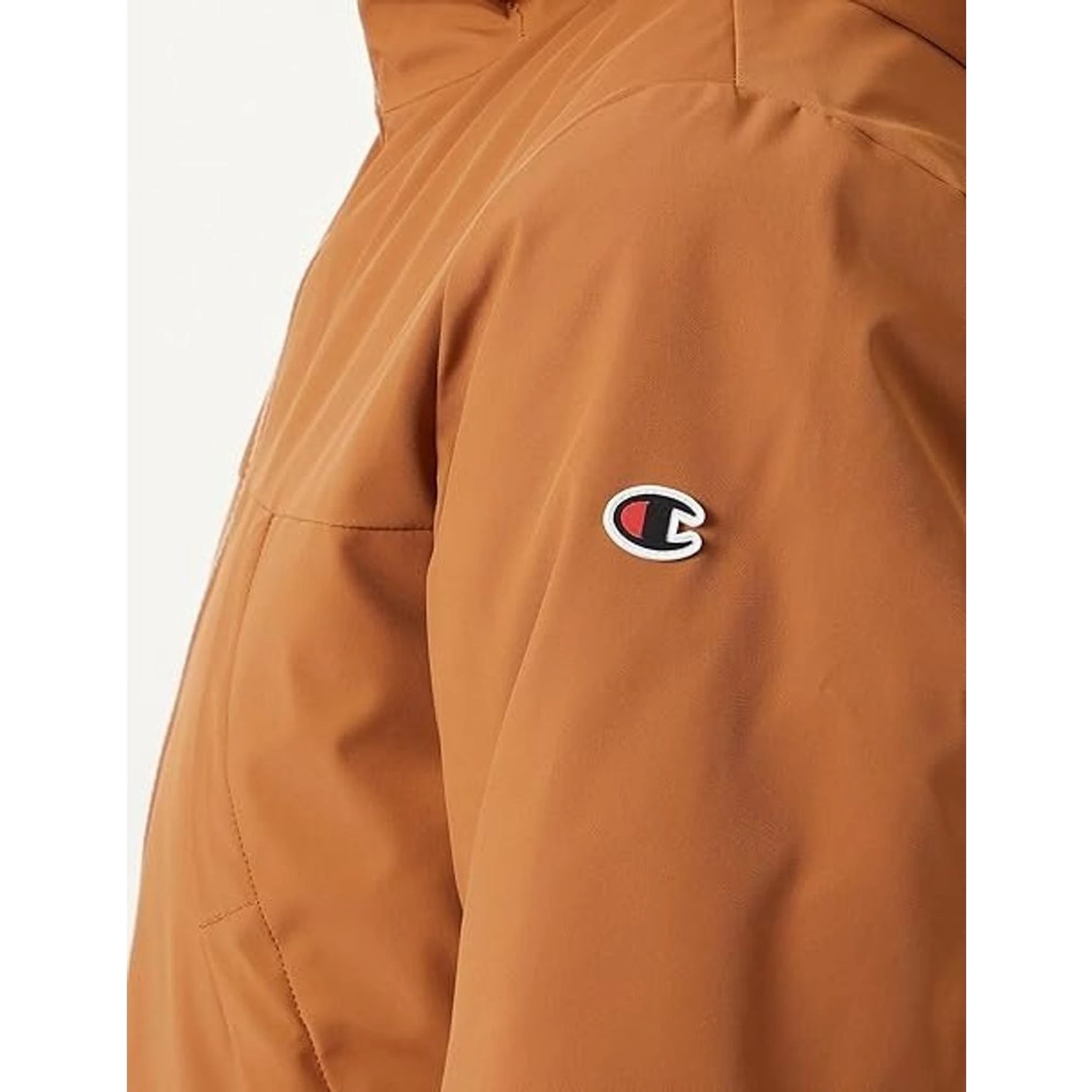 Brown Polyamide Shell Jacket