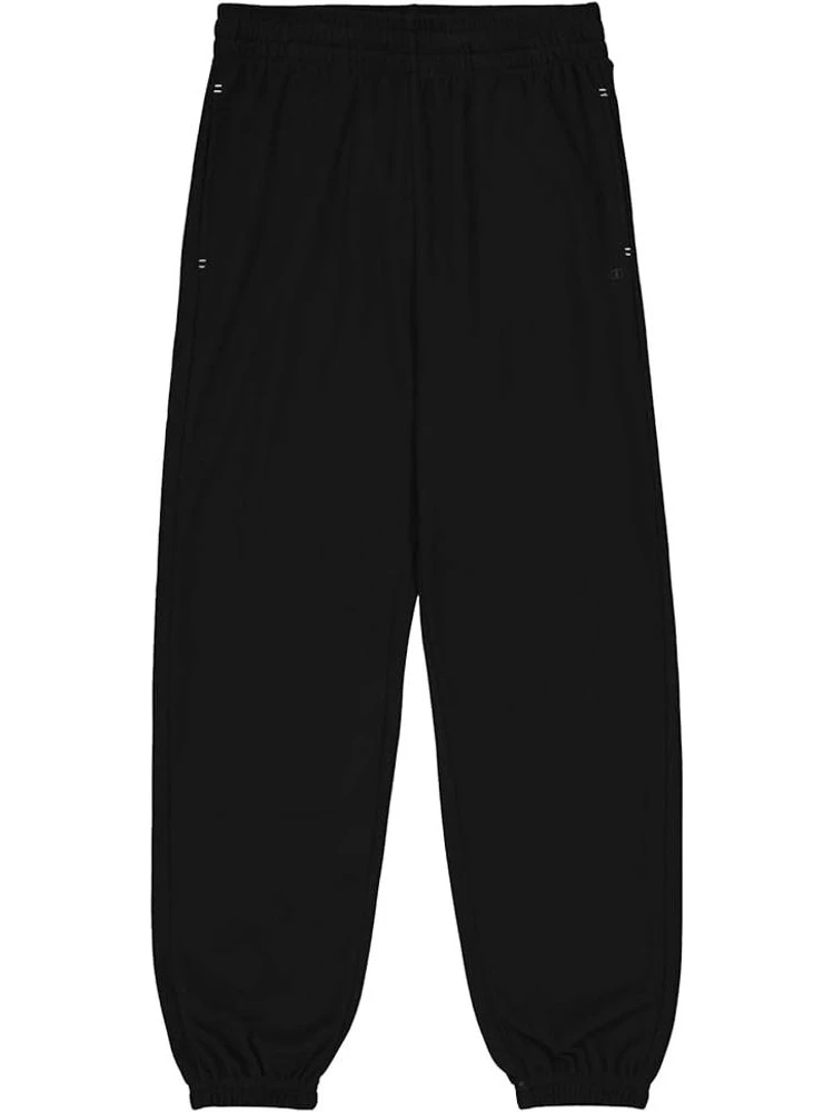 Black Polyester Joggers (Workout Pants)