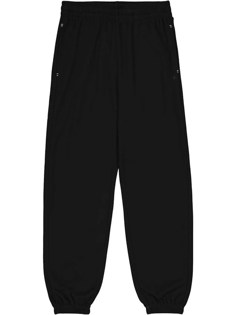 Black Polyester Joggers (Workout Pants)