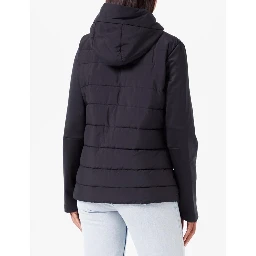 جاكيت خارجي من البوليستر الأسود