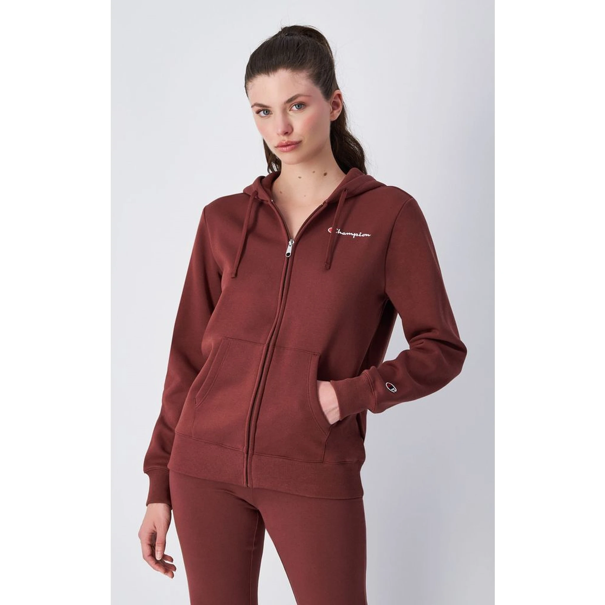 Burgundy Cotton Sweatshirt