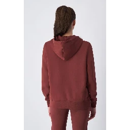 Burgundy Cotton Sweatshirt