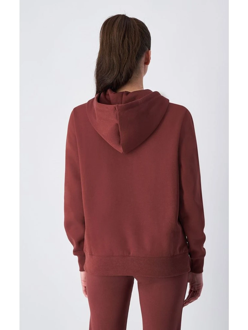 Burgundy Cotton Sweatshirt