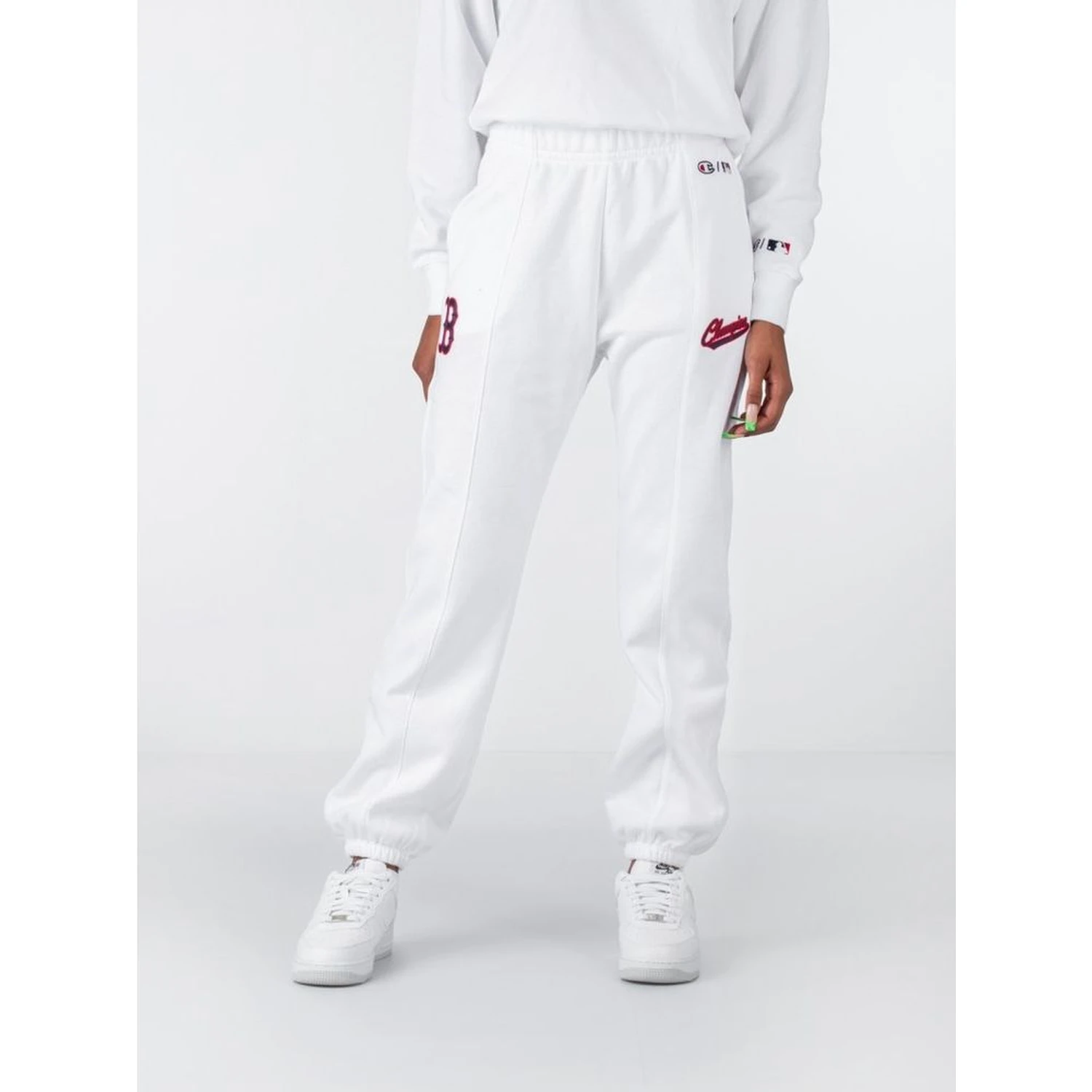White Cotton Joggers (Workout Pants)