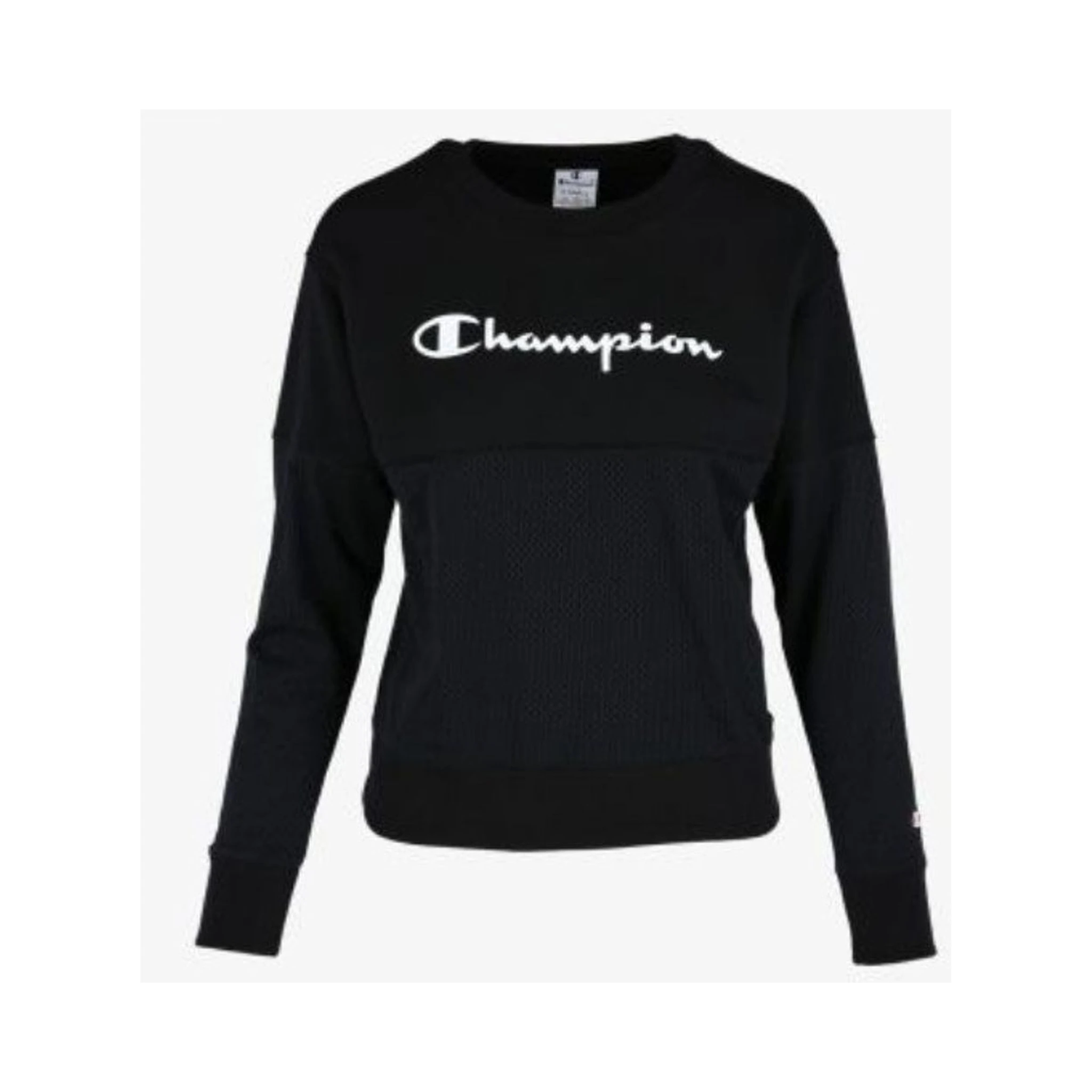 سويت شيرت قطني أسود