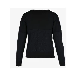 سويت شيرت قطني أسود