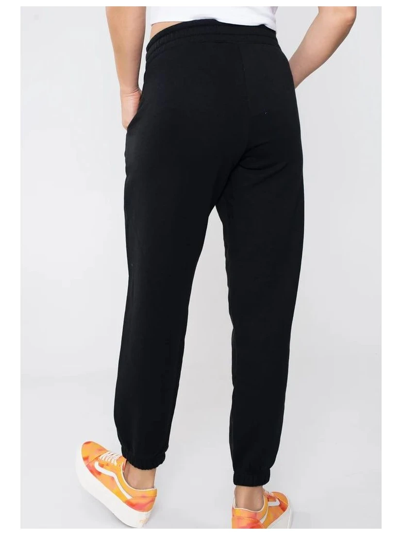 Black Cotton Joggers (Workout Pants)