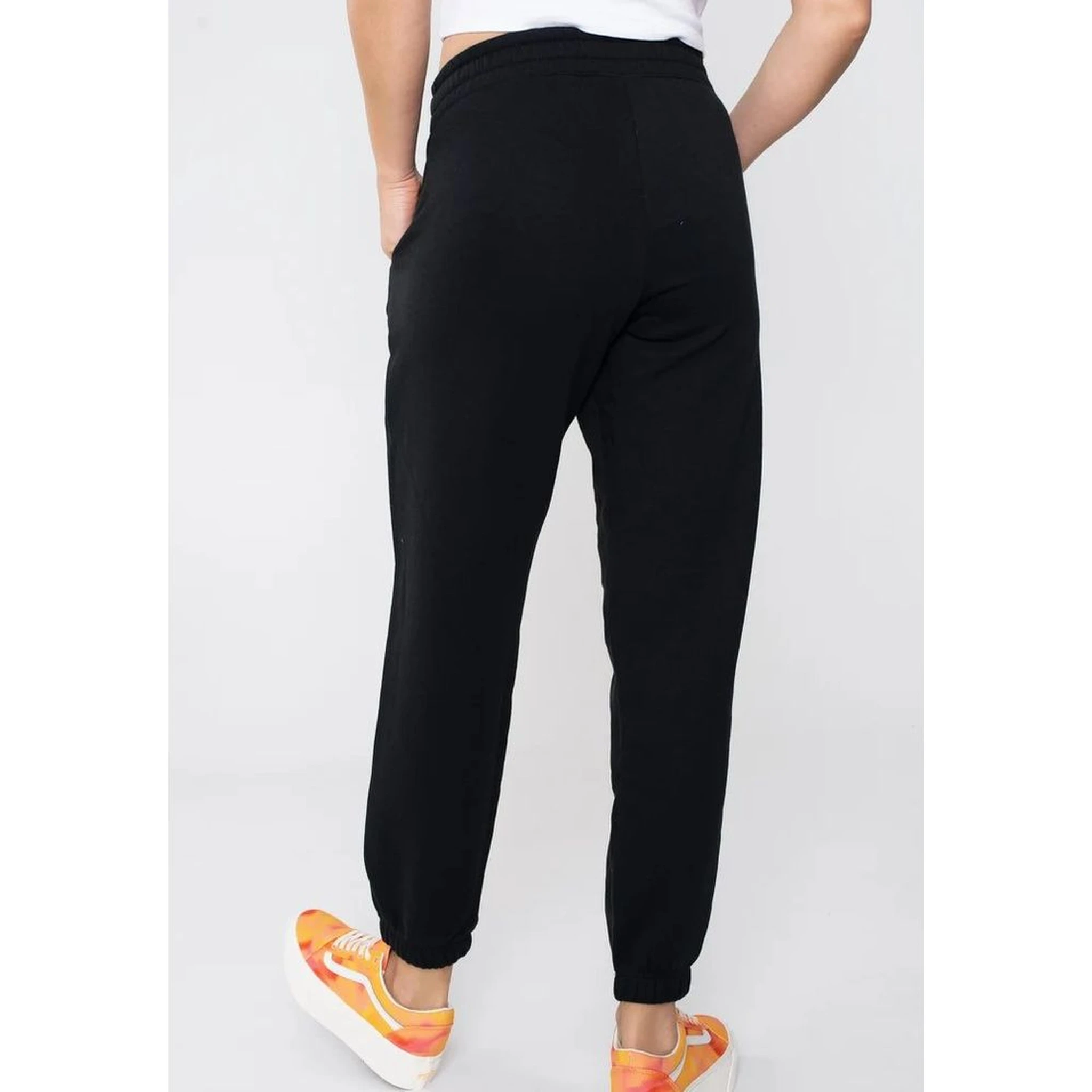 Black Cotton Joggers (Workout Pants)