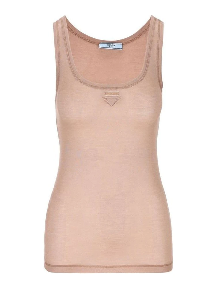 Multicolor Silk Tank Tops