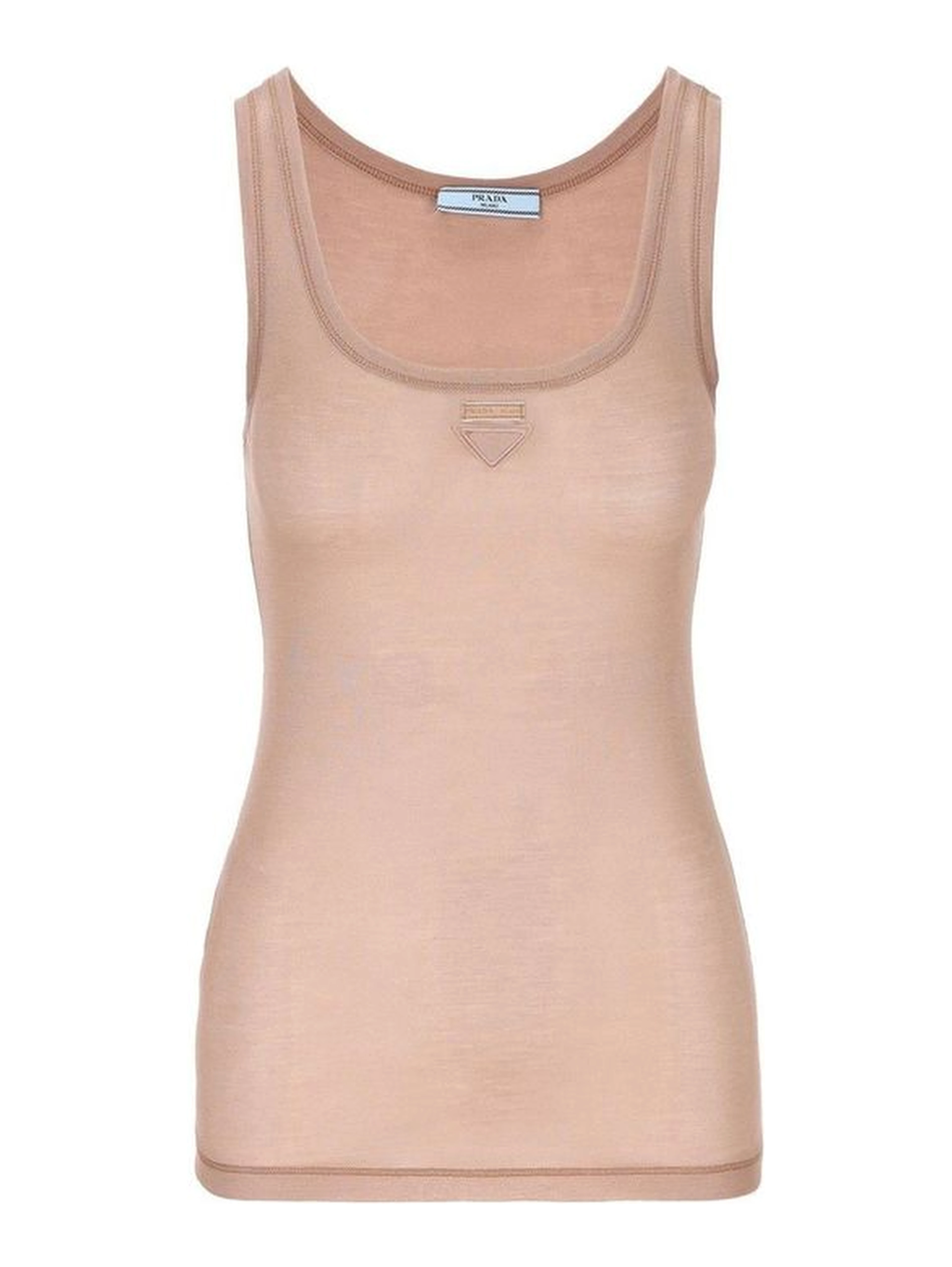 Multicolor Silk Tank Tops