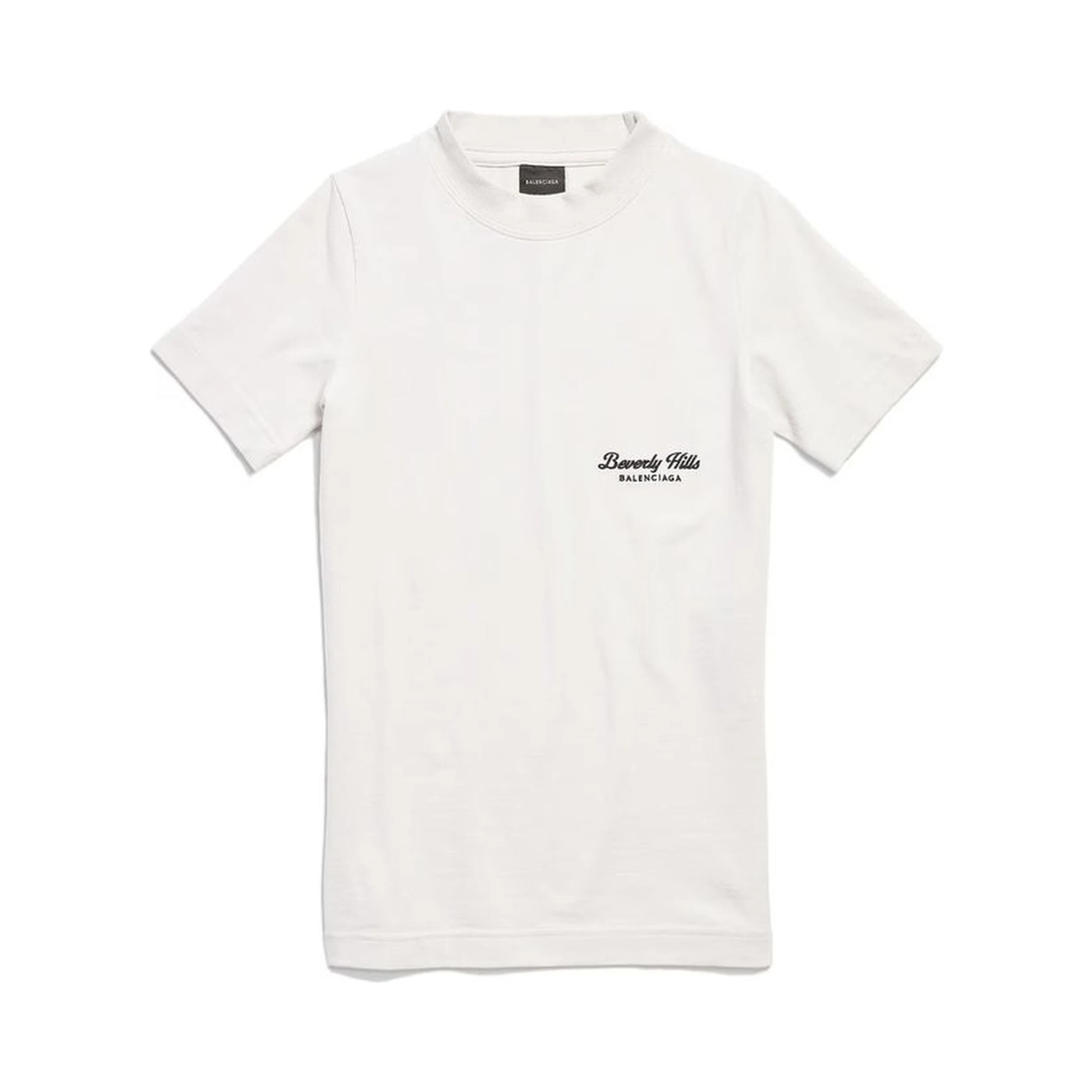 تي شيرت قطني أبيض