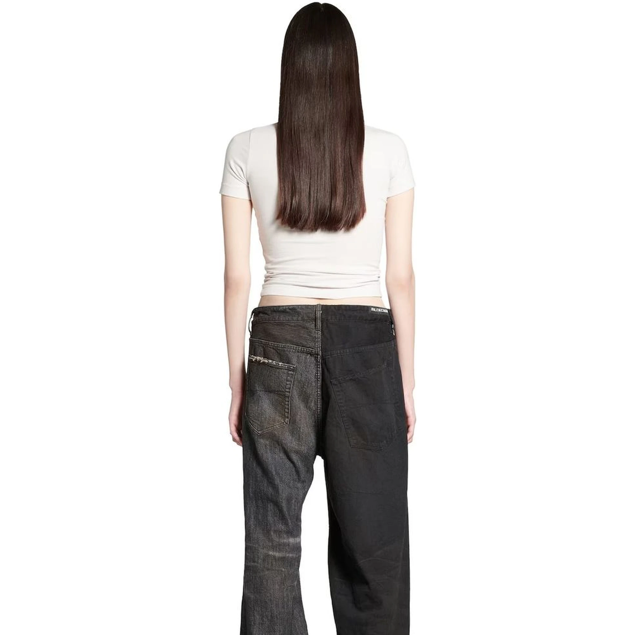 تي شيرت قطني أبيض