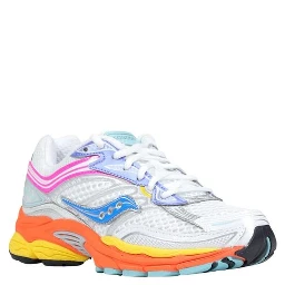 White Synthetic Athletic Sneakers