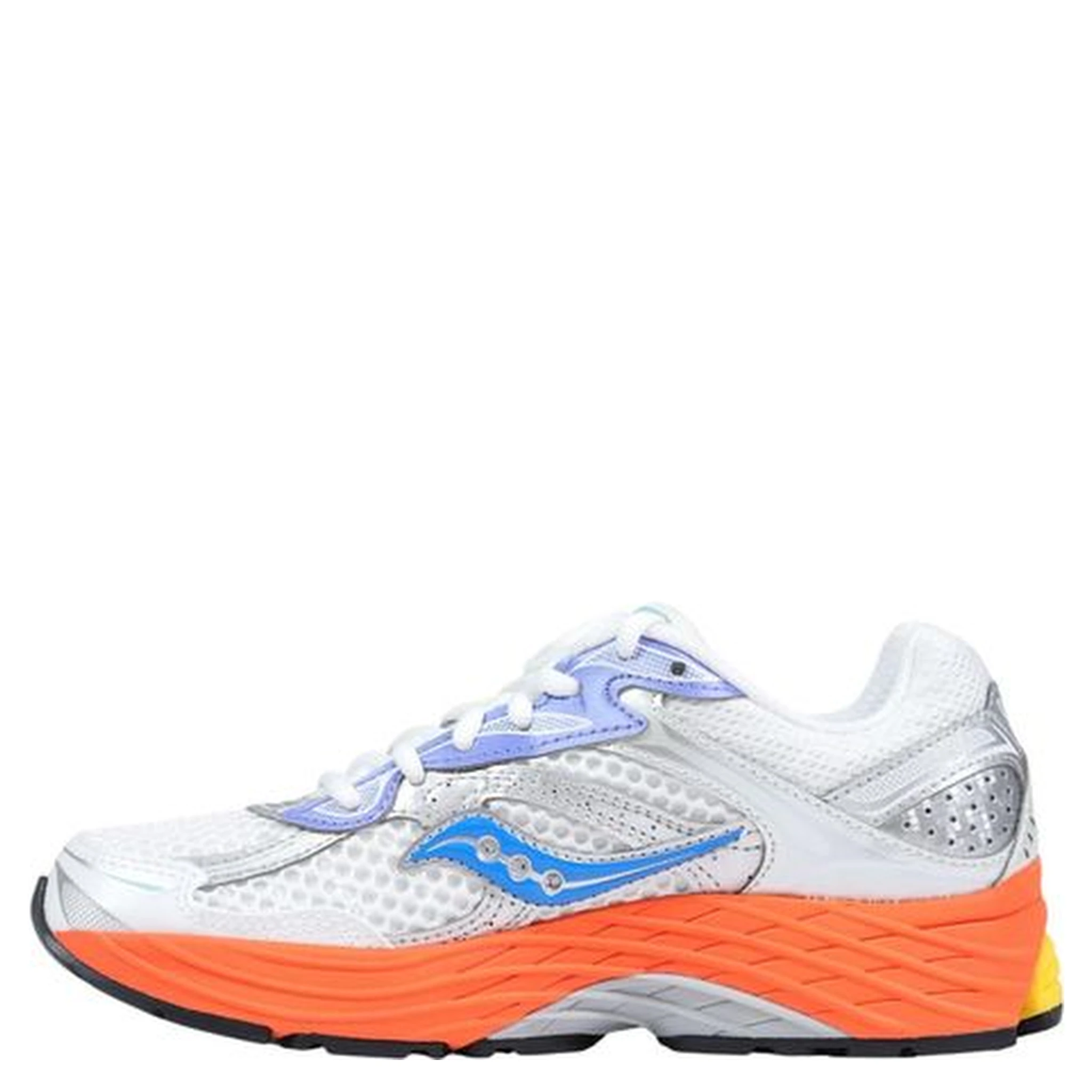 White Synthetic Athletic Sneakers