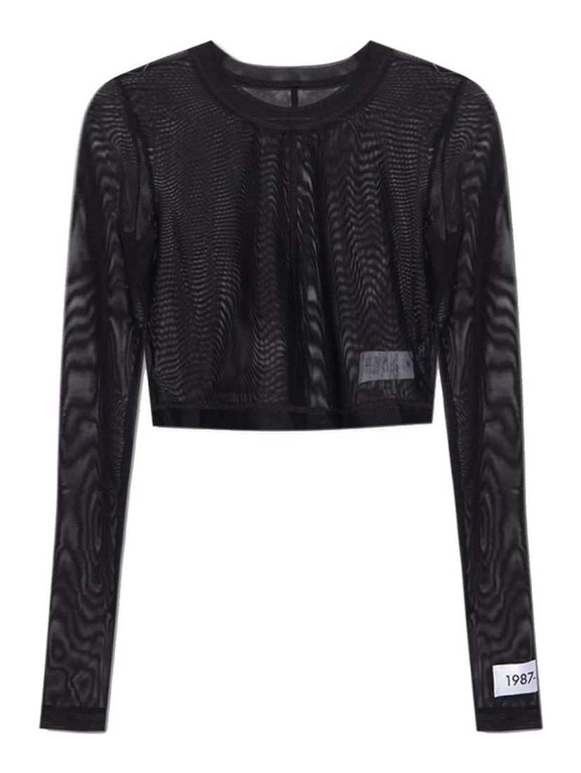 White Elastane Tank Tops