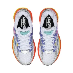 White Synthetic Athletic Sneakers