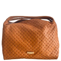 Brown Cowhide Leather Women's Handbag