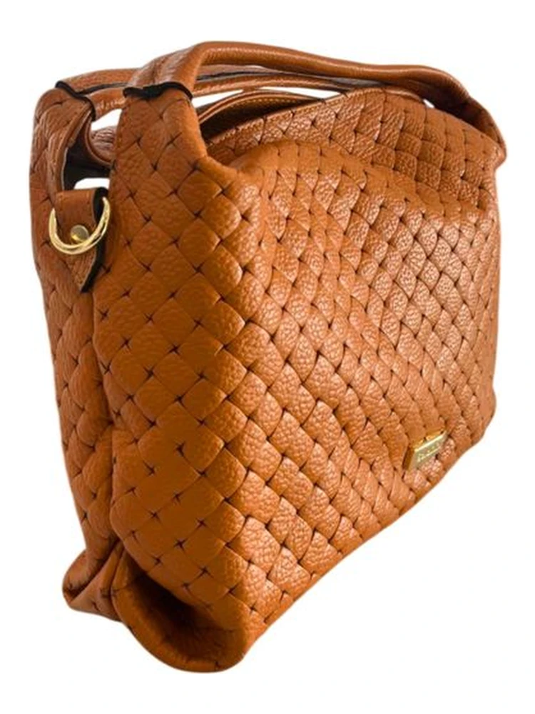 Brown Cowhide Leather Women's Handbag alternative