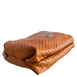 Brown Cowhide Leather Women's Handbag