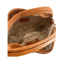 Brown Cowhide Leather Women's Handbag