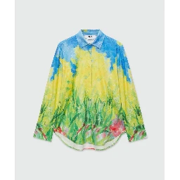 Bicolor Cotton Blouse