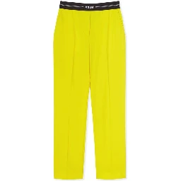 Bicolor Wool Casual Pants