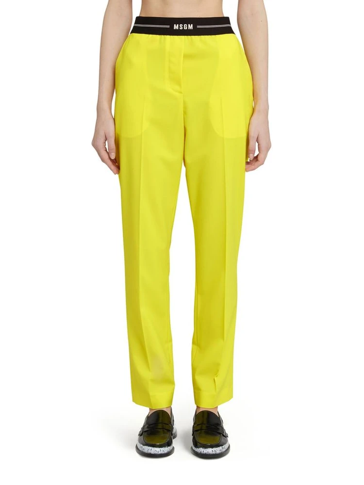 Bicolor Wool Casual Pants alternative