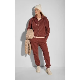 Burgundy Polyester Sweatshirt