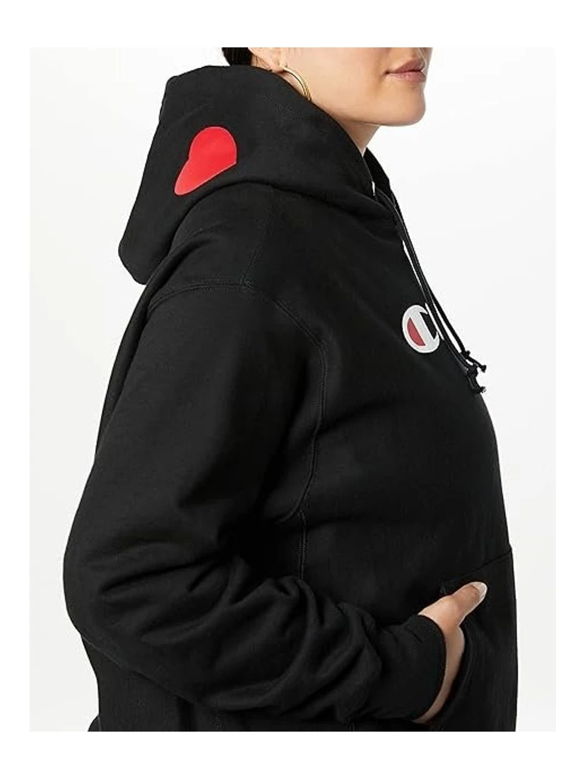 سويت شيرت قطني أسود