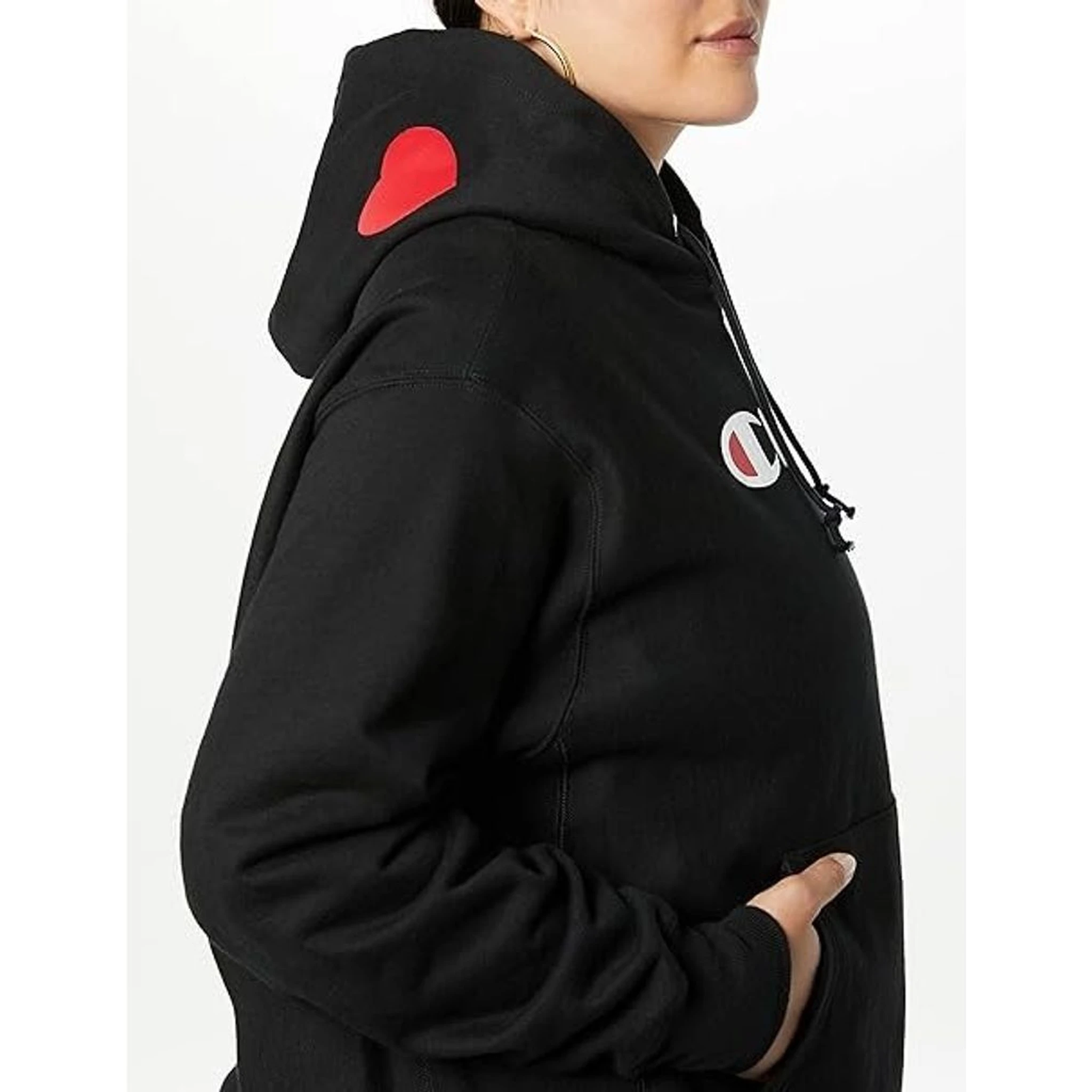 سويت شيرت قطني أسود