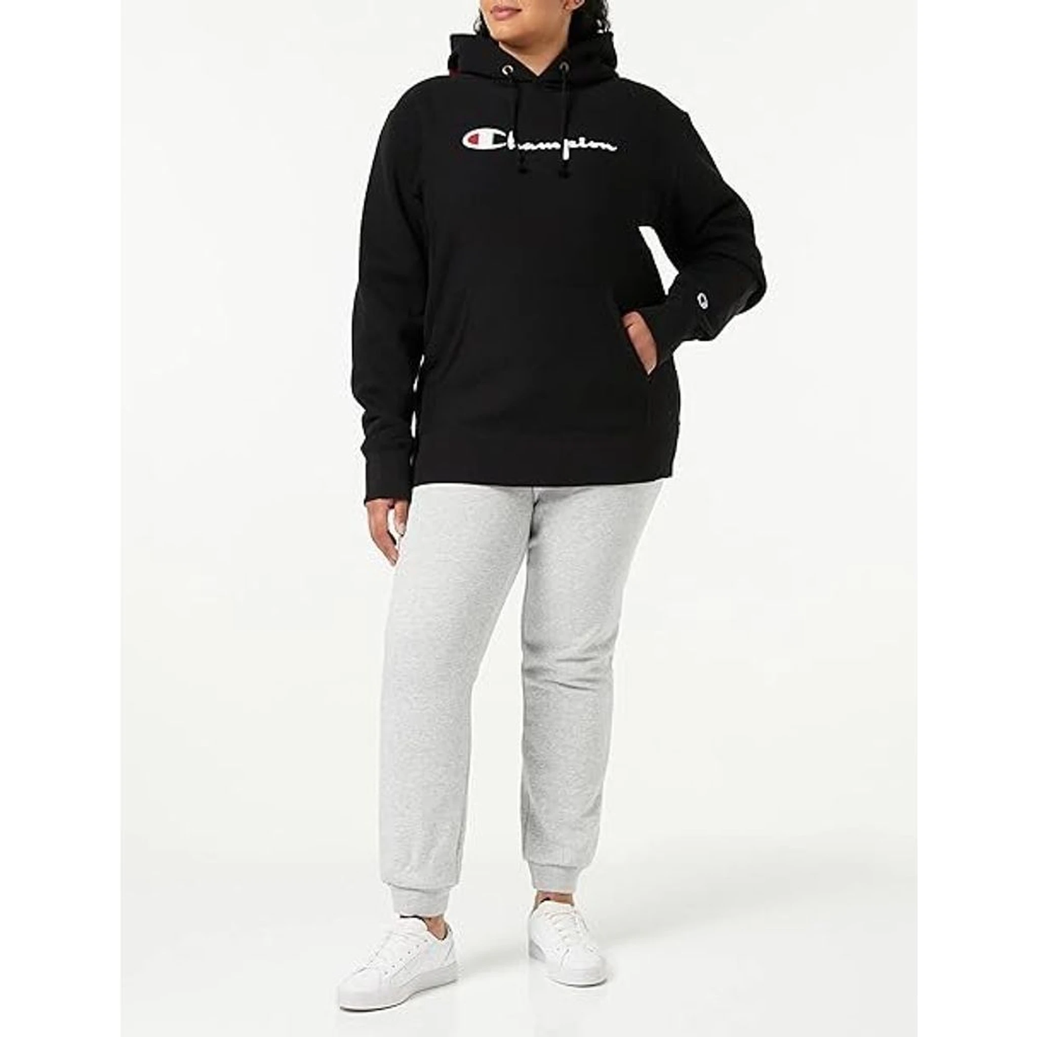 سويت شيرت قطني أسود