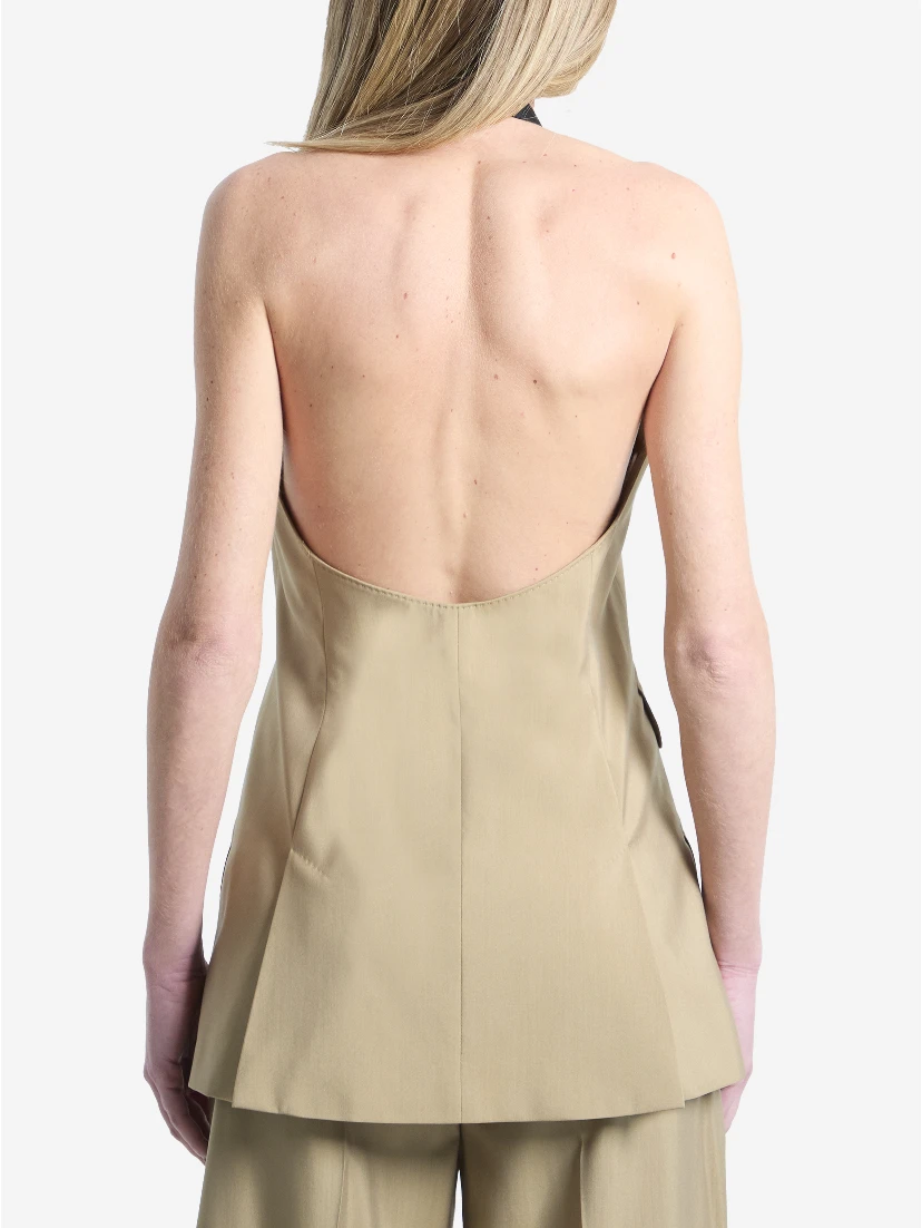 Nuraghe sleeveless jacket