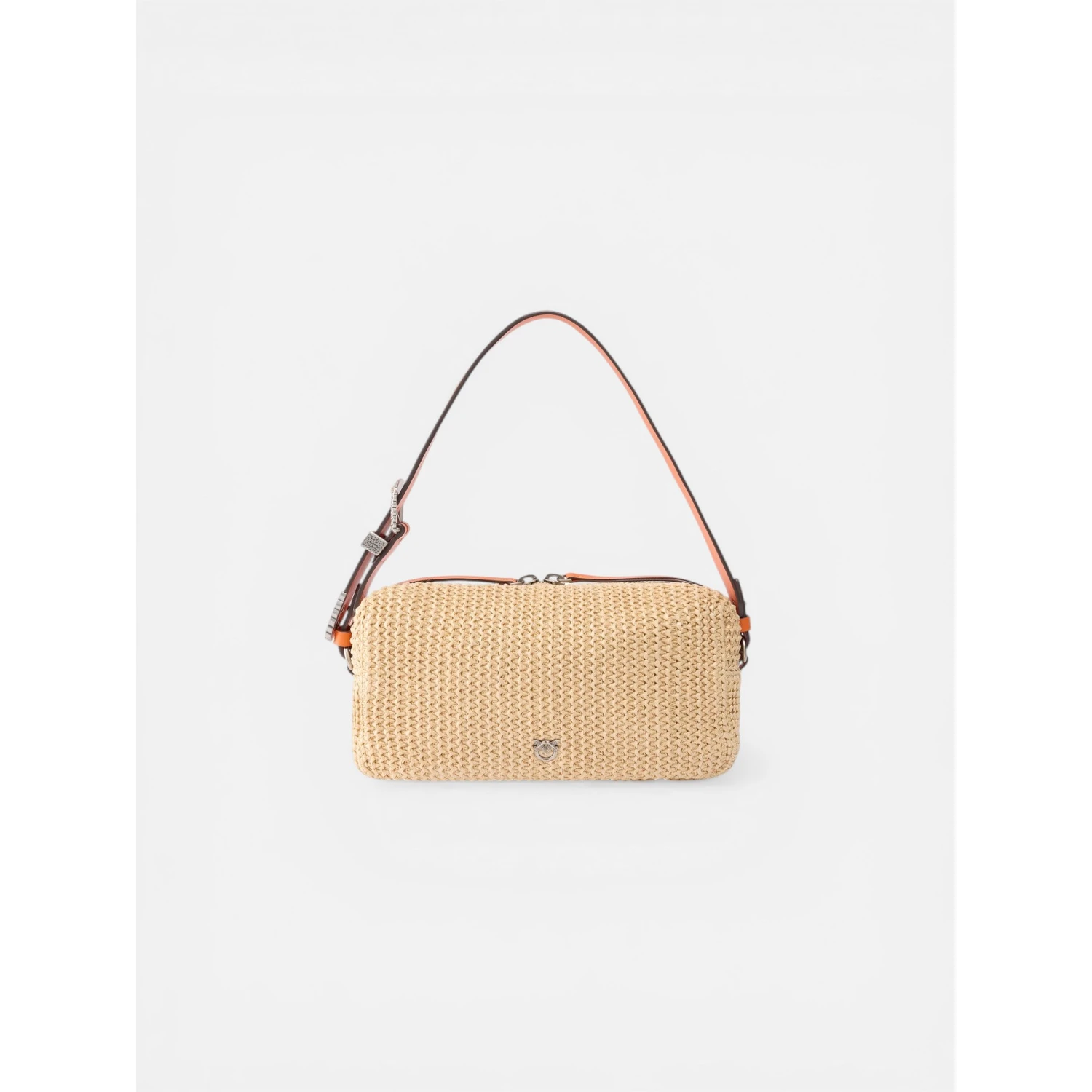 PINKO BAULETTO TRITTICO RAFIA handbag