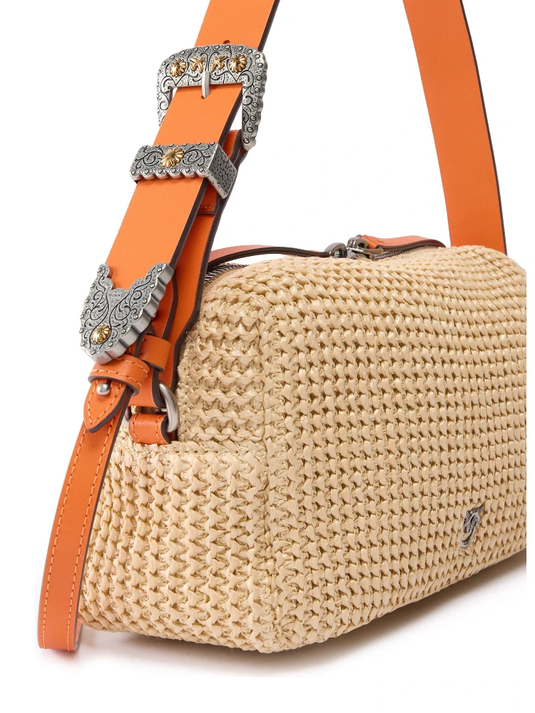 PINKO BAULETTO TRITTICO RAFIA handbag alternative