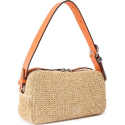 PINKO BAULETTO TRITTICO RAFIA handbag