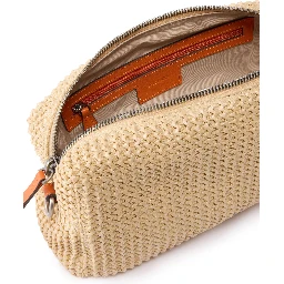 PINKO BAULETTO TRITTICO RAFIA handbag