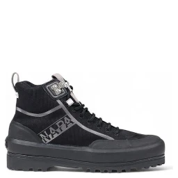 حذاء رياضي أسود من القماش