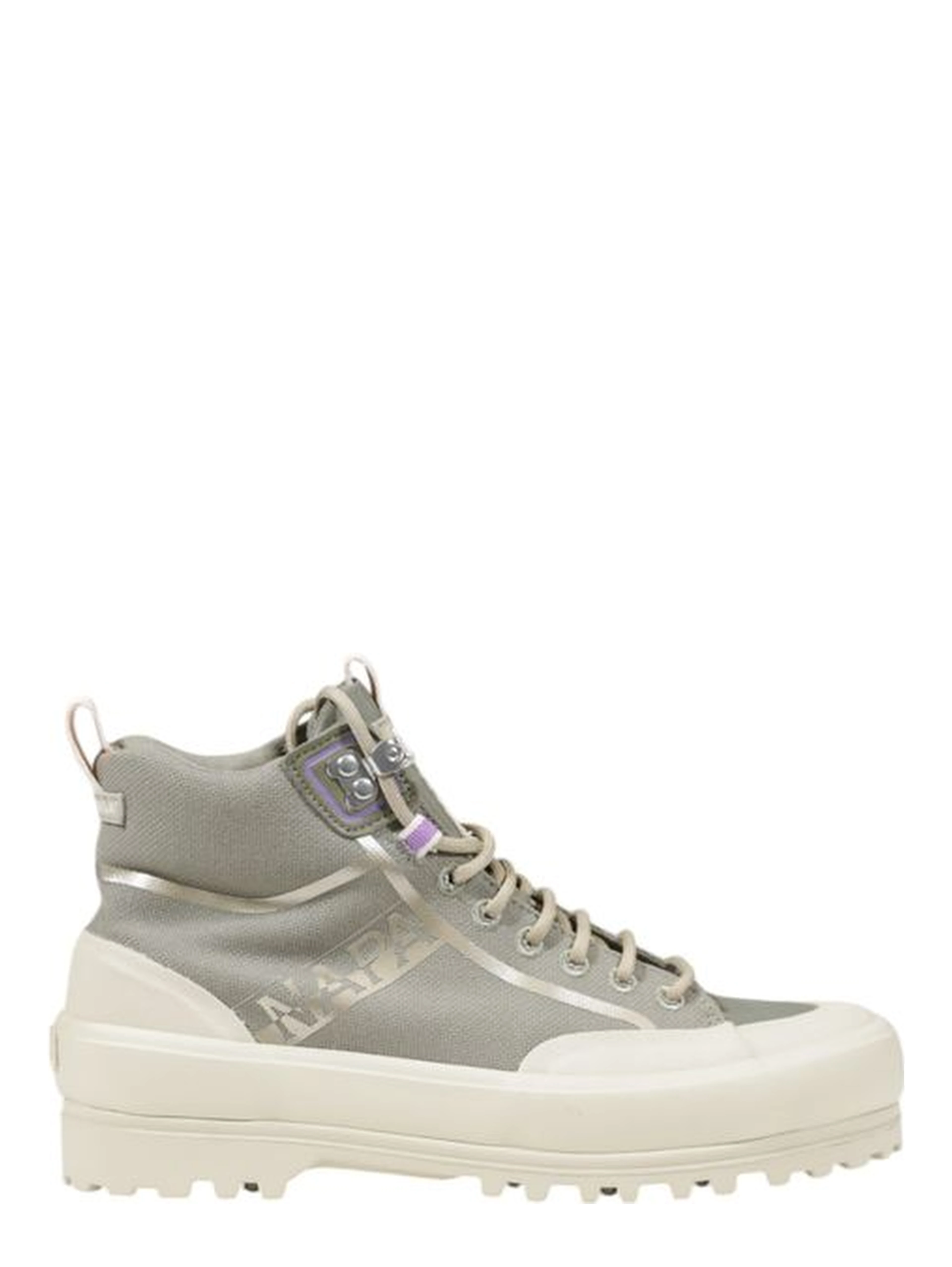Green Fabric Athletic Sneakers